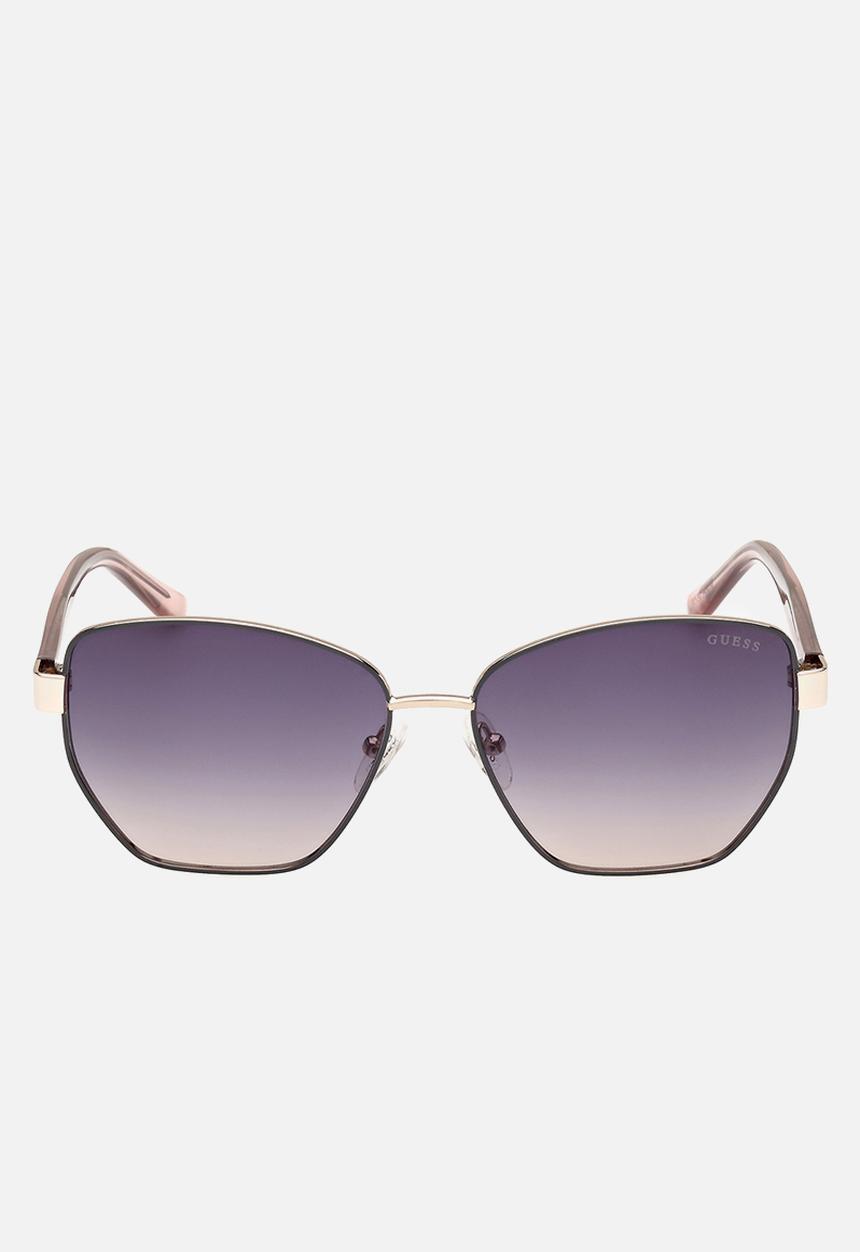 GUESS - Geometric Shape Sunglasses 56mm - Grey
