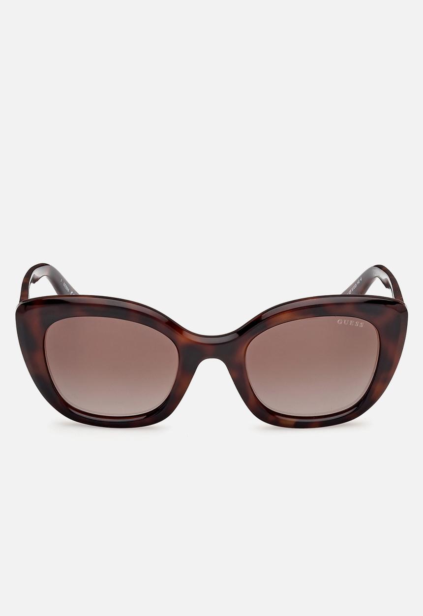 GUESS - Square Shape Sunglasses 51mm  - Dark Havana