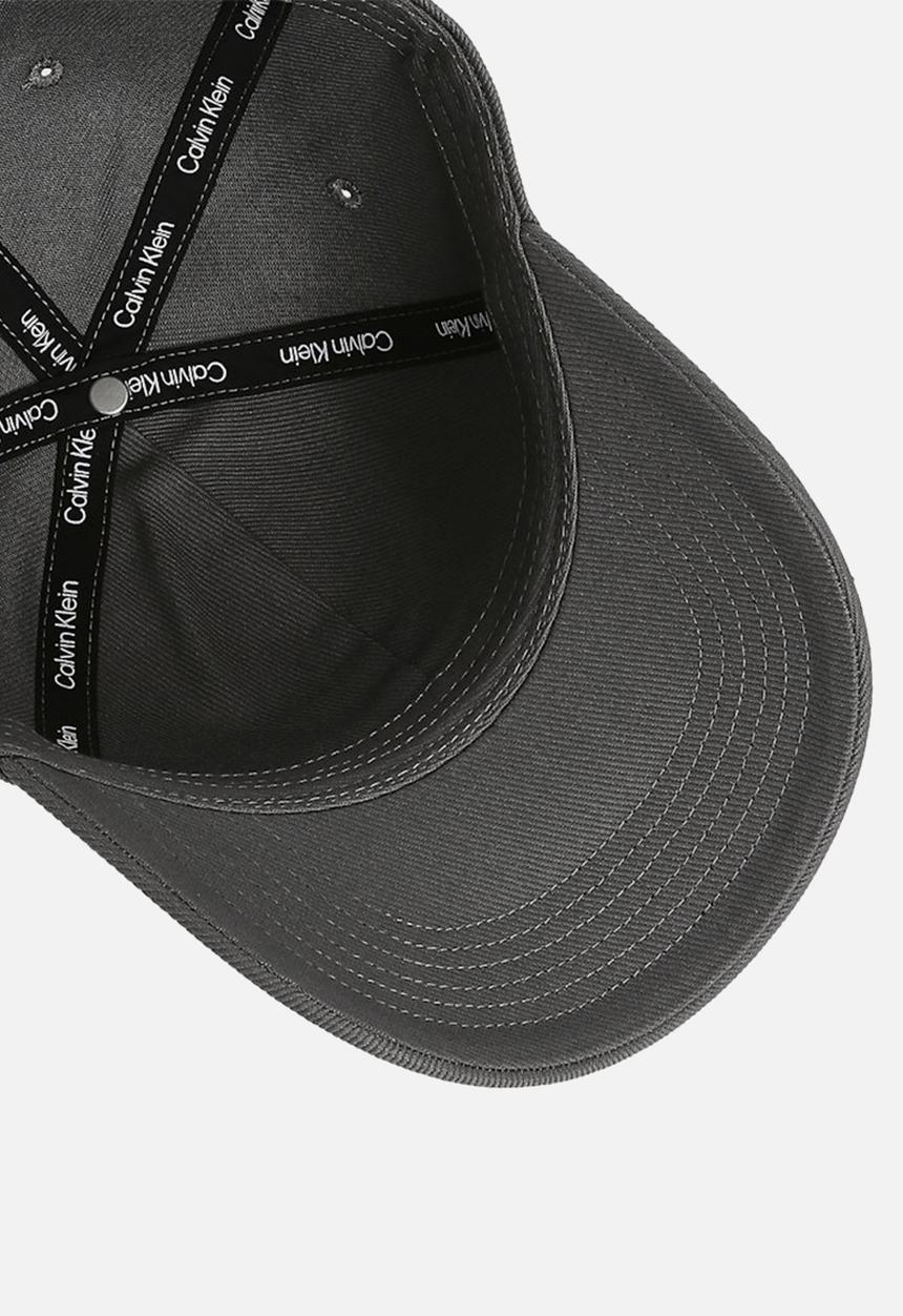 Calvin Klein - Mono Logo Embro Cap - Charcoal Gray