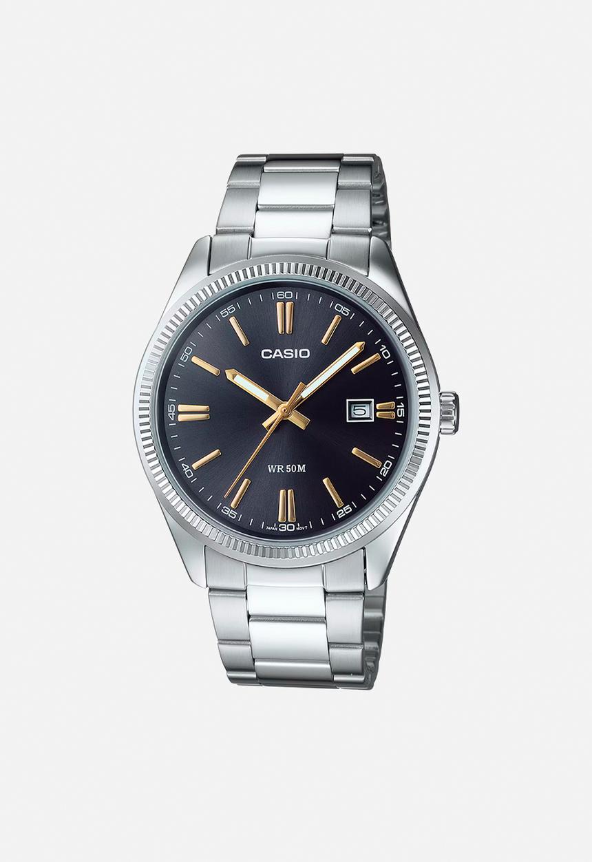Casio - Analogue Date Watch - Black