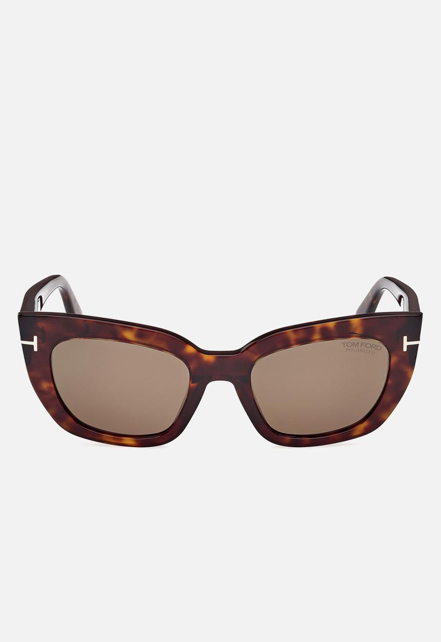 TOM FORD - Athena Polarized Tf1190-52H53 - Dark Havana