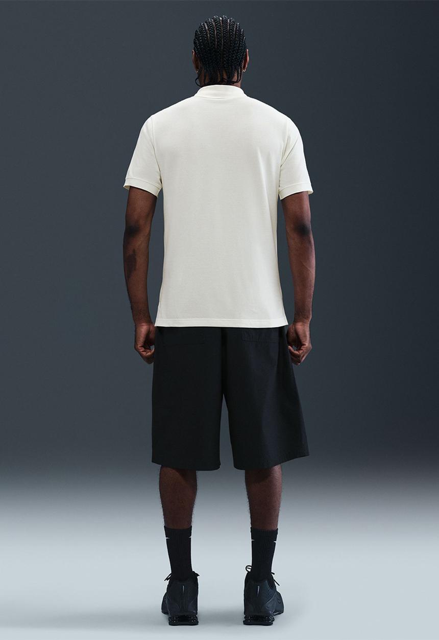 Nike - NSW Club PQ MATCHUP POLO - SAIL/BLACK