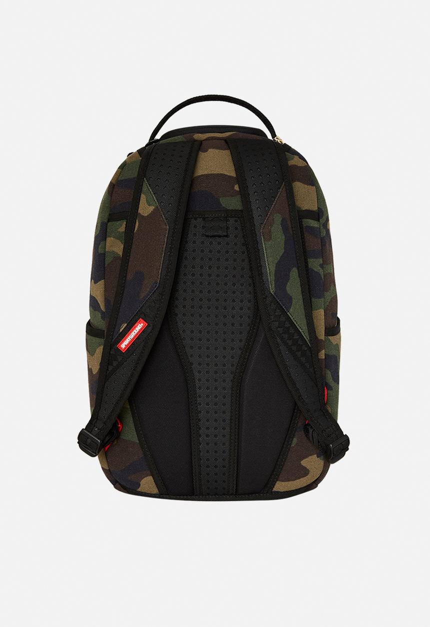 Sprayground - Shark central camo dlxs backpack - green