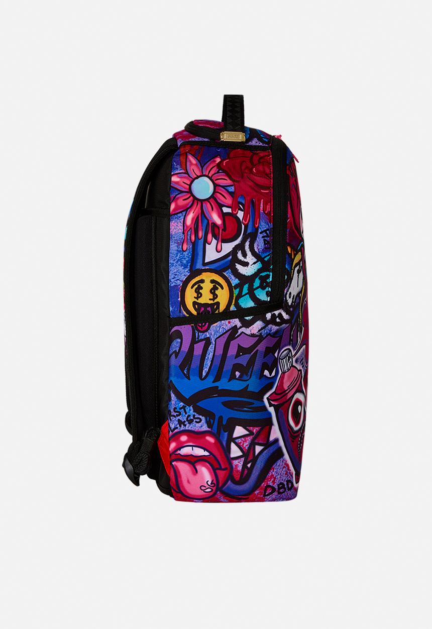 Sprayground - Girly graffiti print dlxr backpack - multi