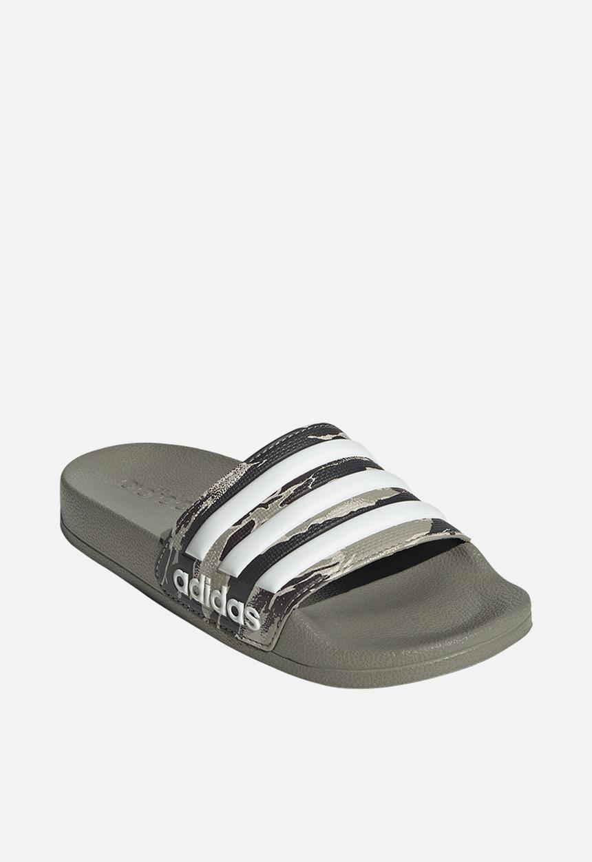 adidas Performance - Adilette Shower K - silpeb/silpeb/ftwwht
