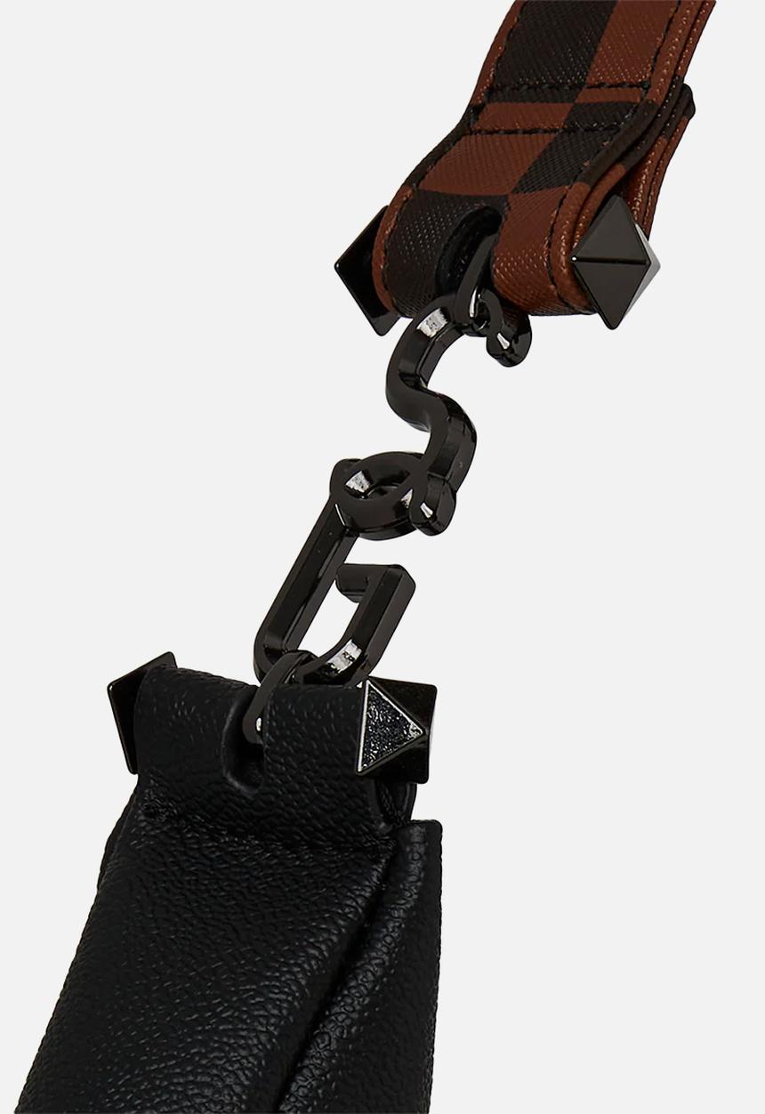 Sprayground - Dose of check vice shoulder bag - black