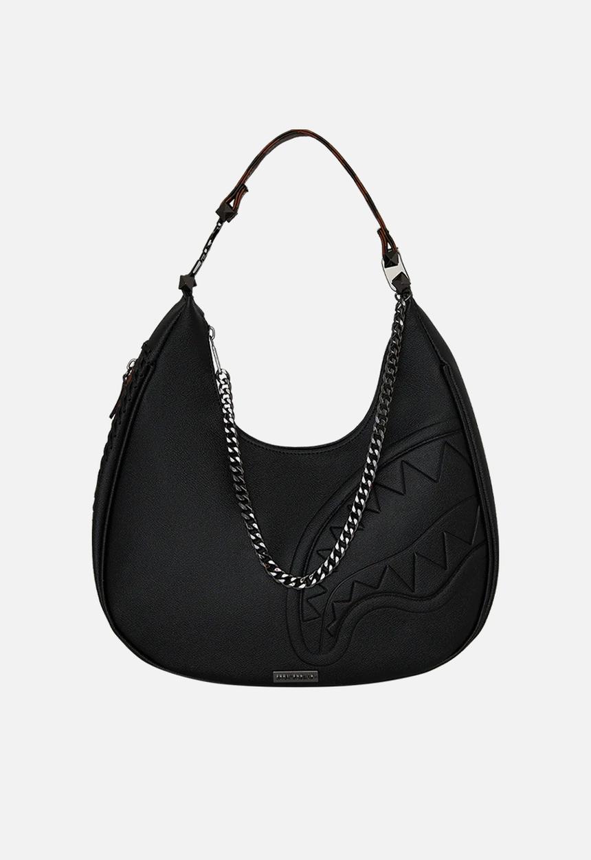 Sprayground - Dose of check vice shoulder bag - black