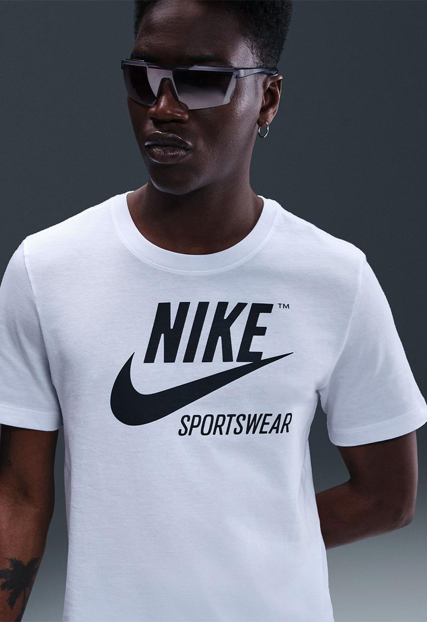 Nike - NSW Archive FS Crew Tee - white/black