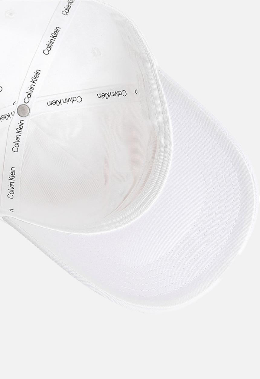 Calvin Klein - Mono Logo 5 Panel Cap - Bright White