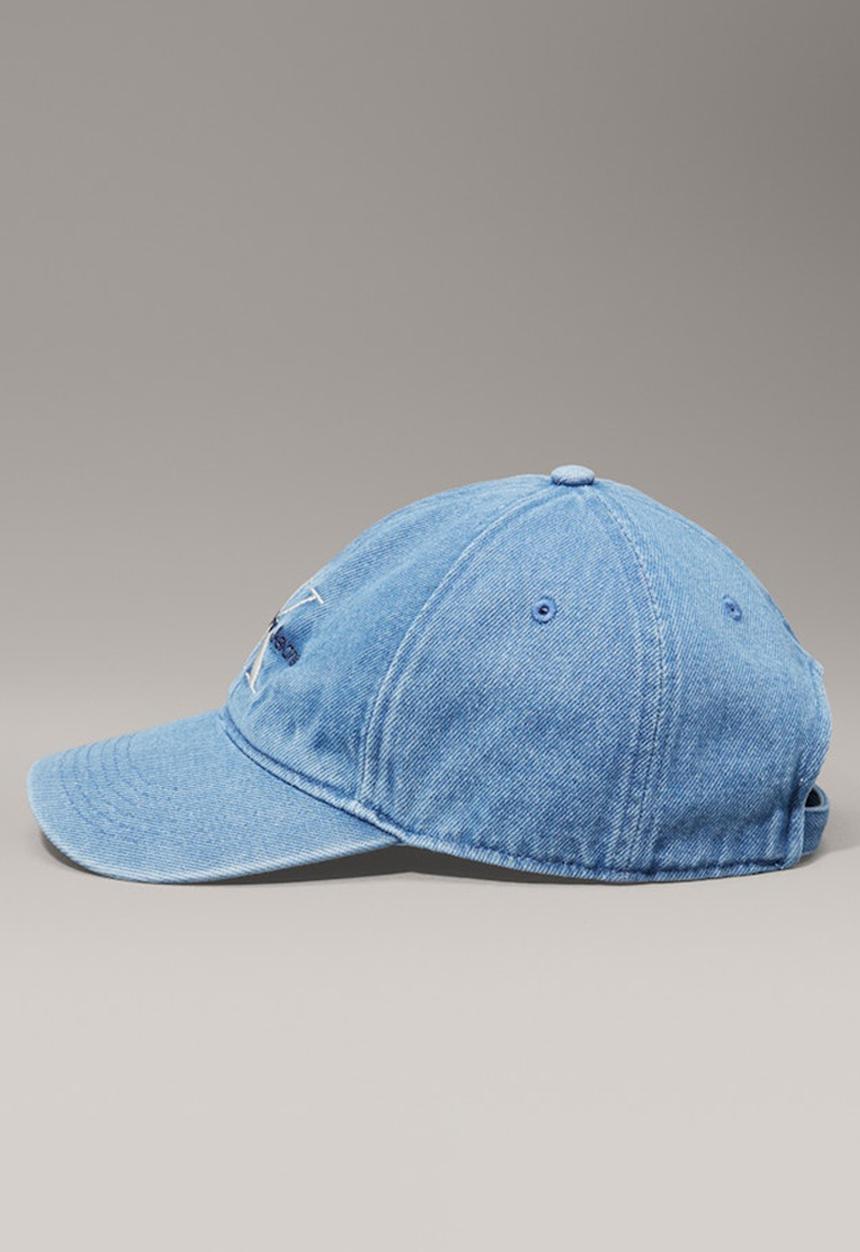 Calvin Klein - 6 Panel Mono Logo Bb Cap - Vintage Denim