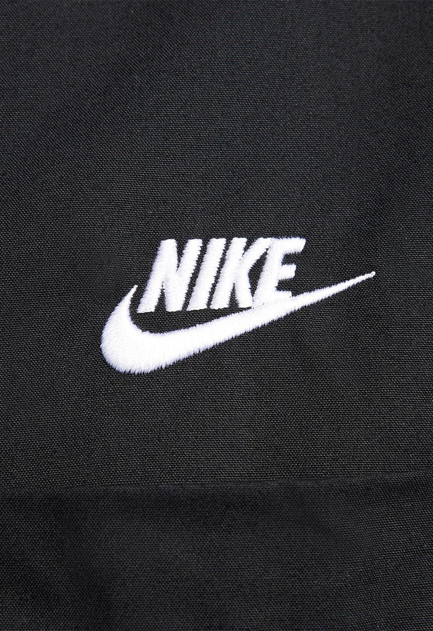 Nike - NSW Short-Sleeve Oxford Button-Up Shirt - Black/Wht
