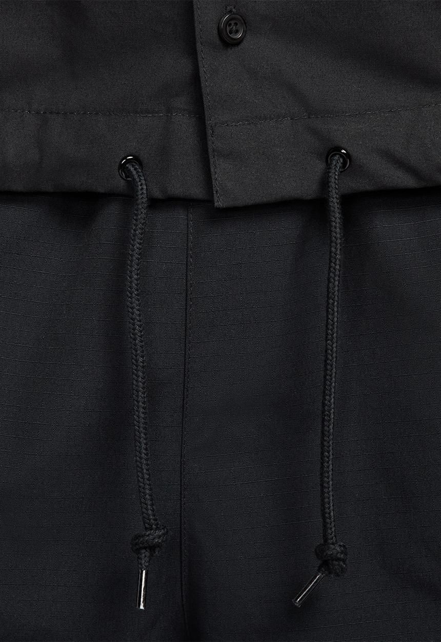 Nike - NSW Short-Sleeve Oxford Button-Up Shirt - Black/Wht