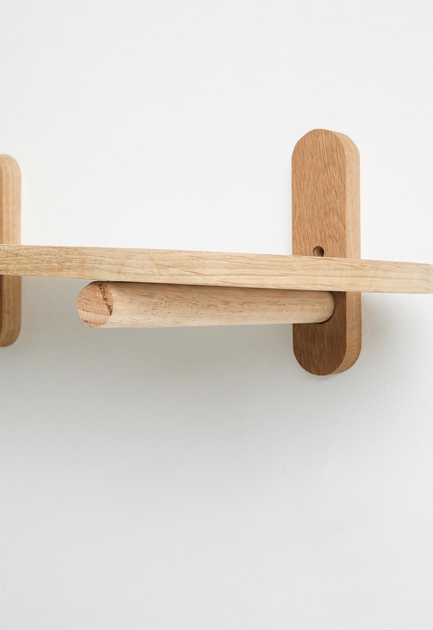 Native Decor - Lumi Wall Shelf - Oak