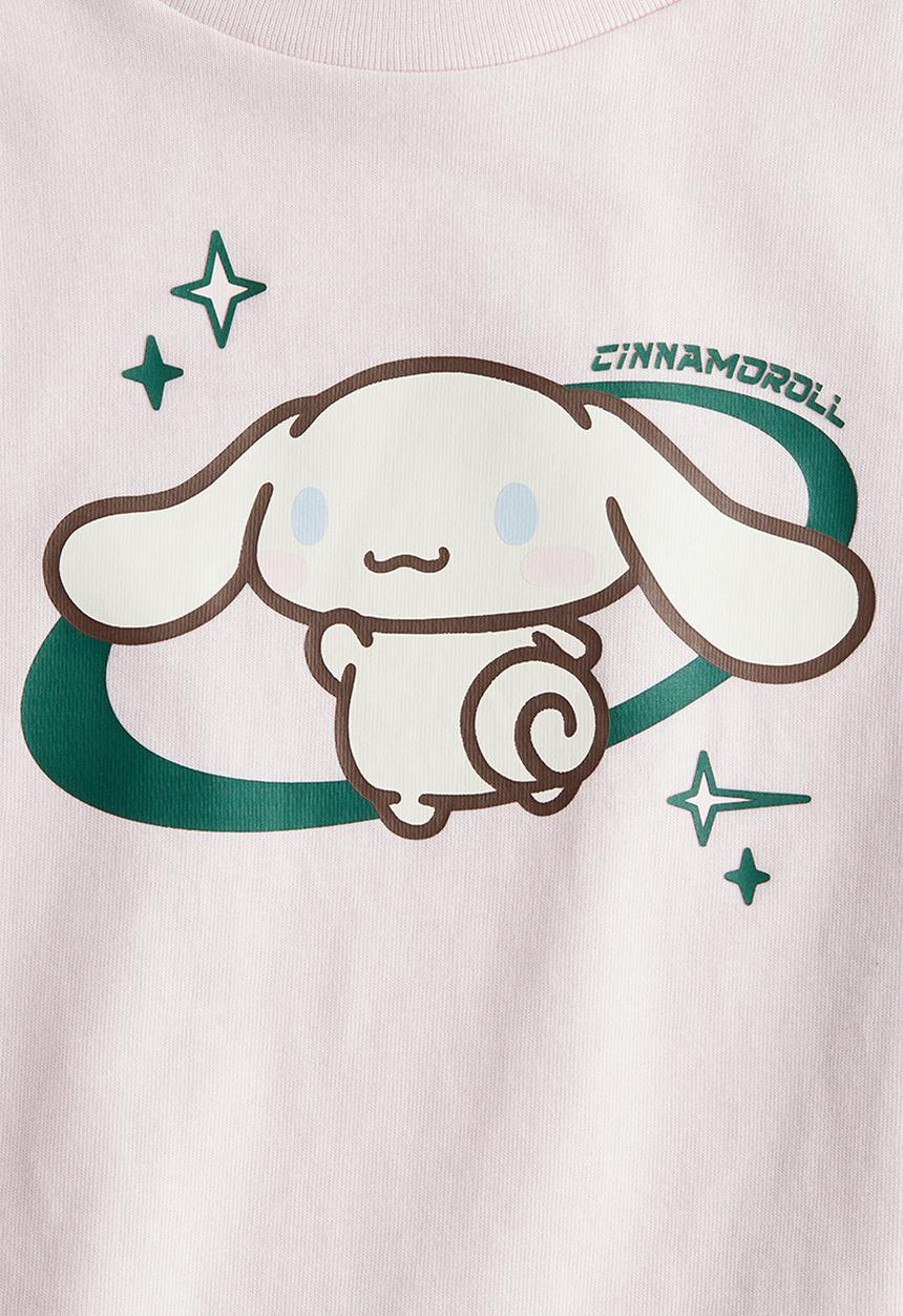 H&M - Printed t-shirt - light pink/cinnamoroll