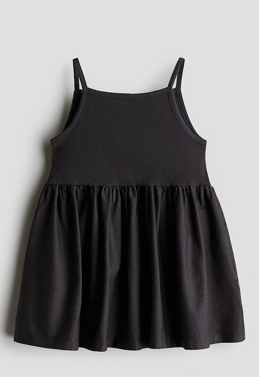 H&M - Cotton dress - dark grey