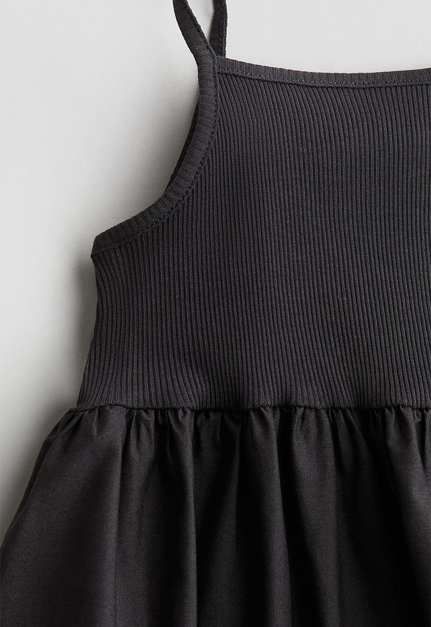 H&M - Cotton dress - dark grey