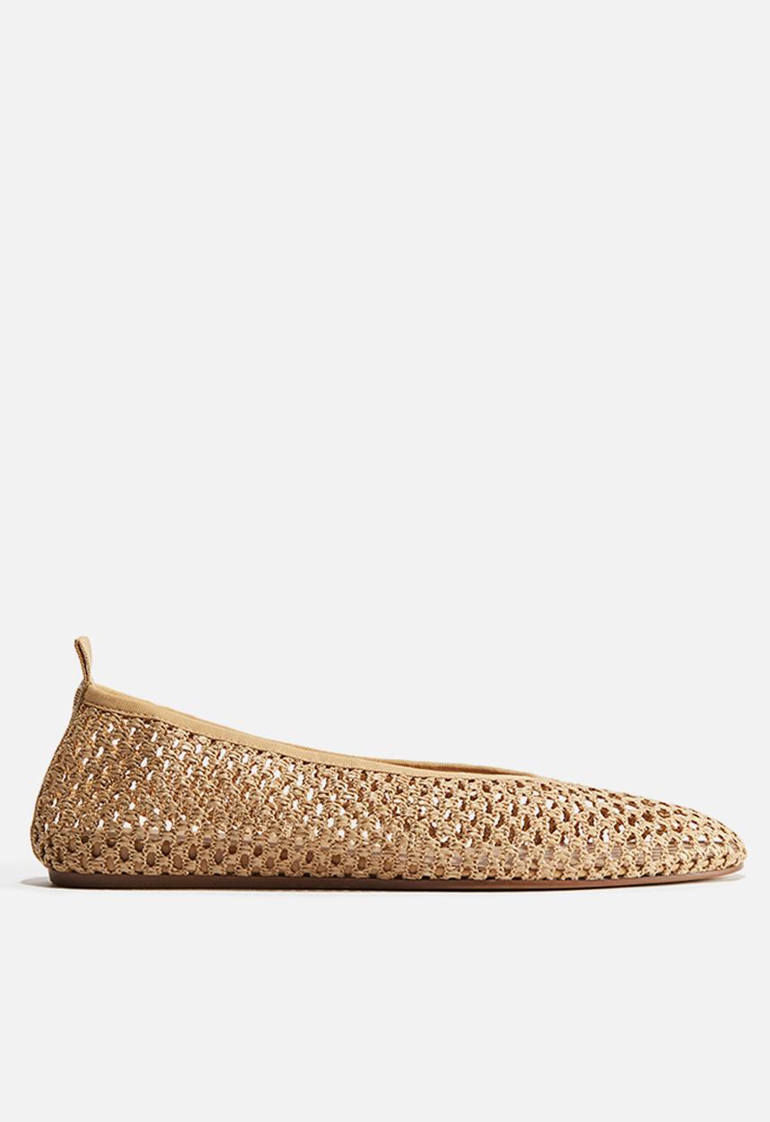H&M - Braided ballet pumps - beige