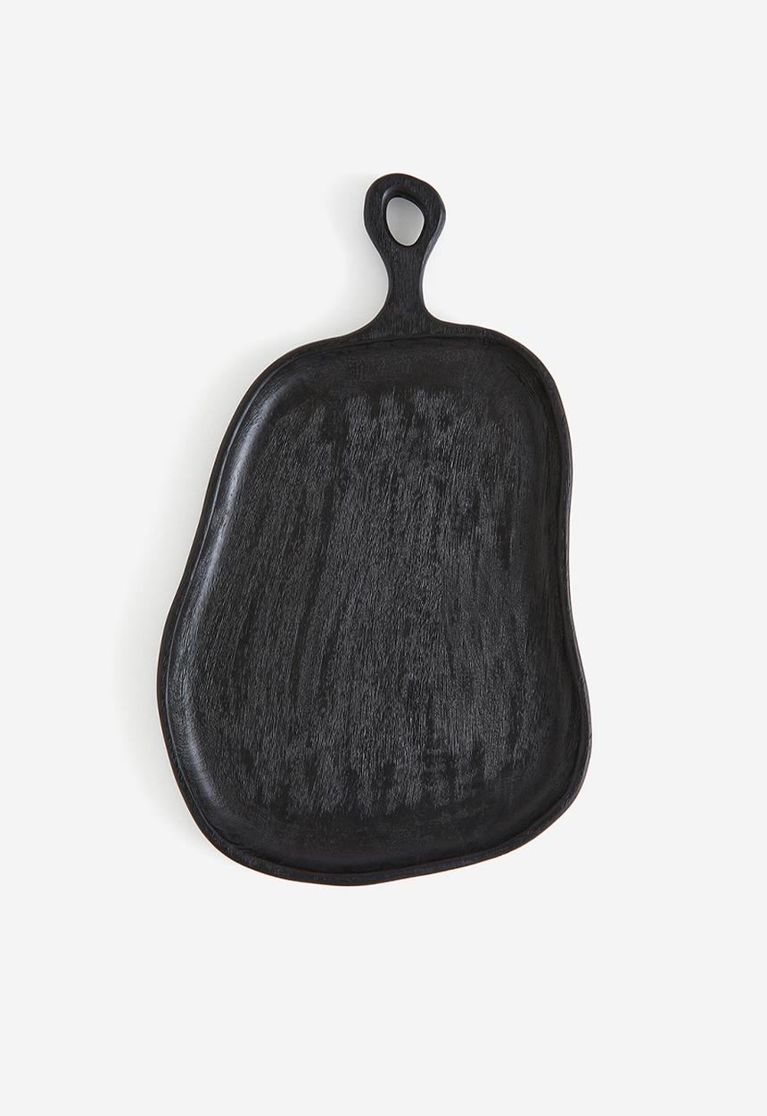 H&M - Large mango wood serving tray - black