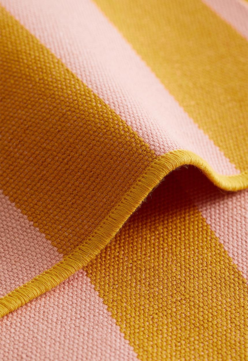 H&M - 4 pack striped place mats - pink striped