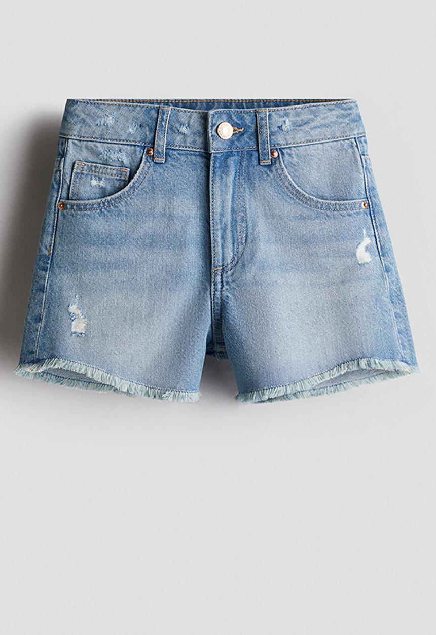 H&M - Denim shorts - denim blue