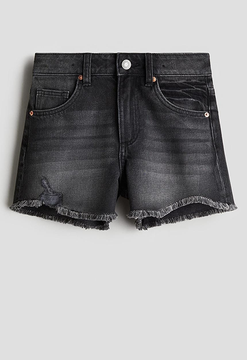 H&M - Denim shorts - dark grey