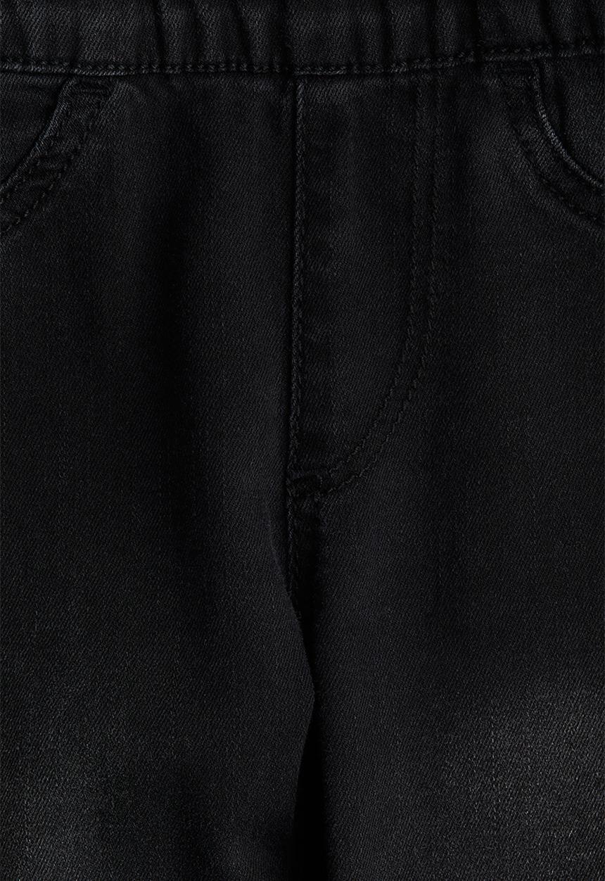 H&M - Superstretch flared leg jeans - denim black