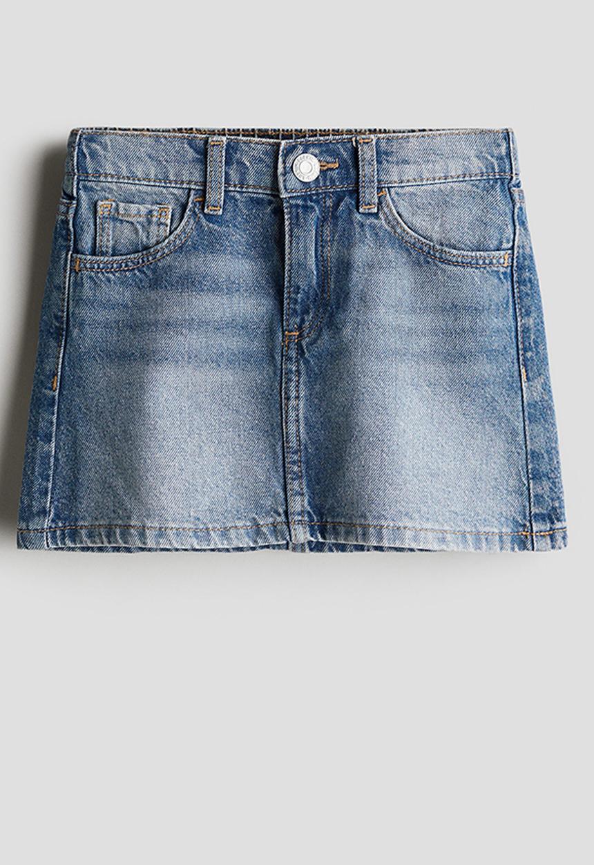H&M - Denim skirt - denim blue