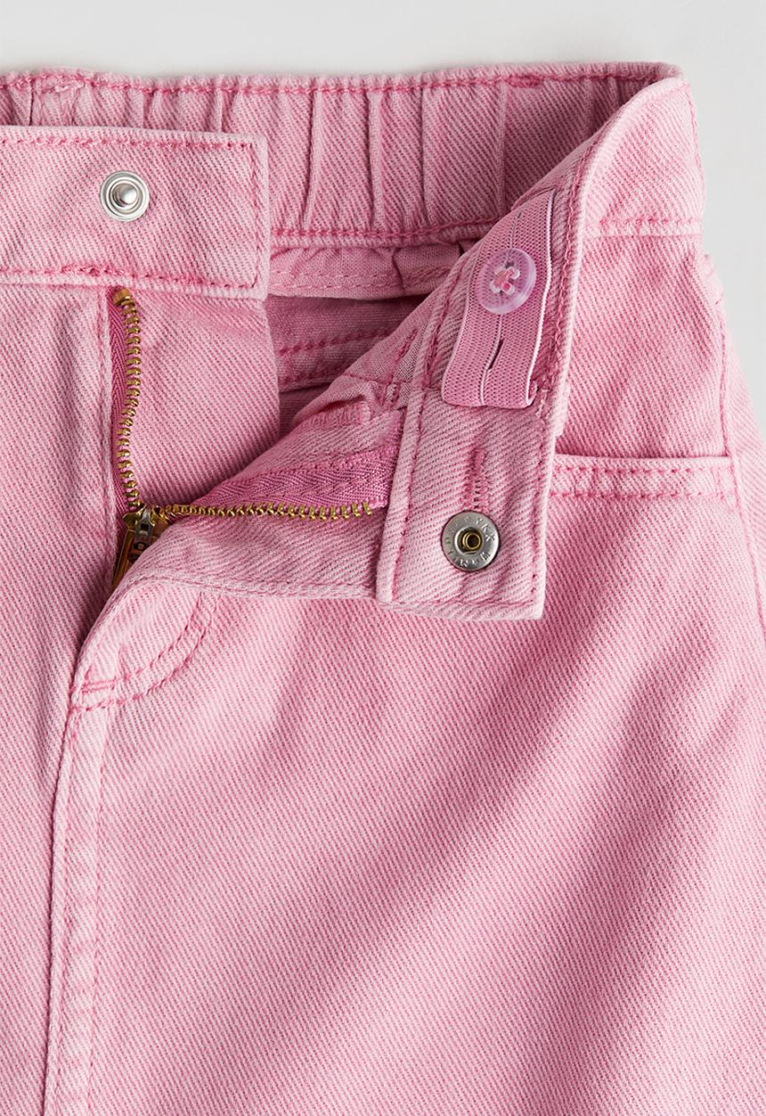 H&M - Denim skirt - pink