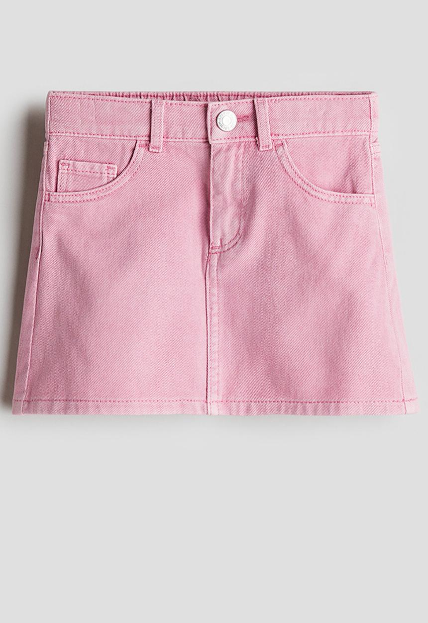 H&M - Denim skirt - pink