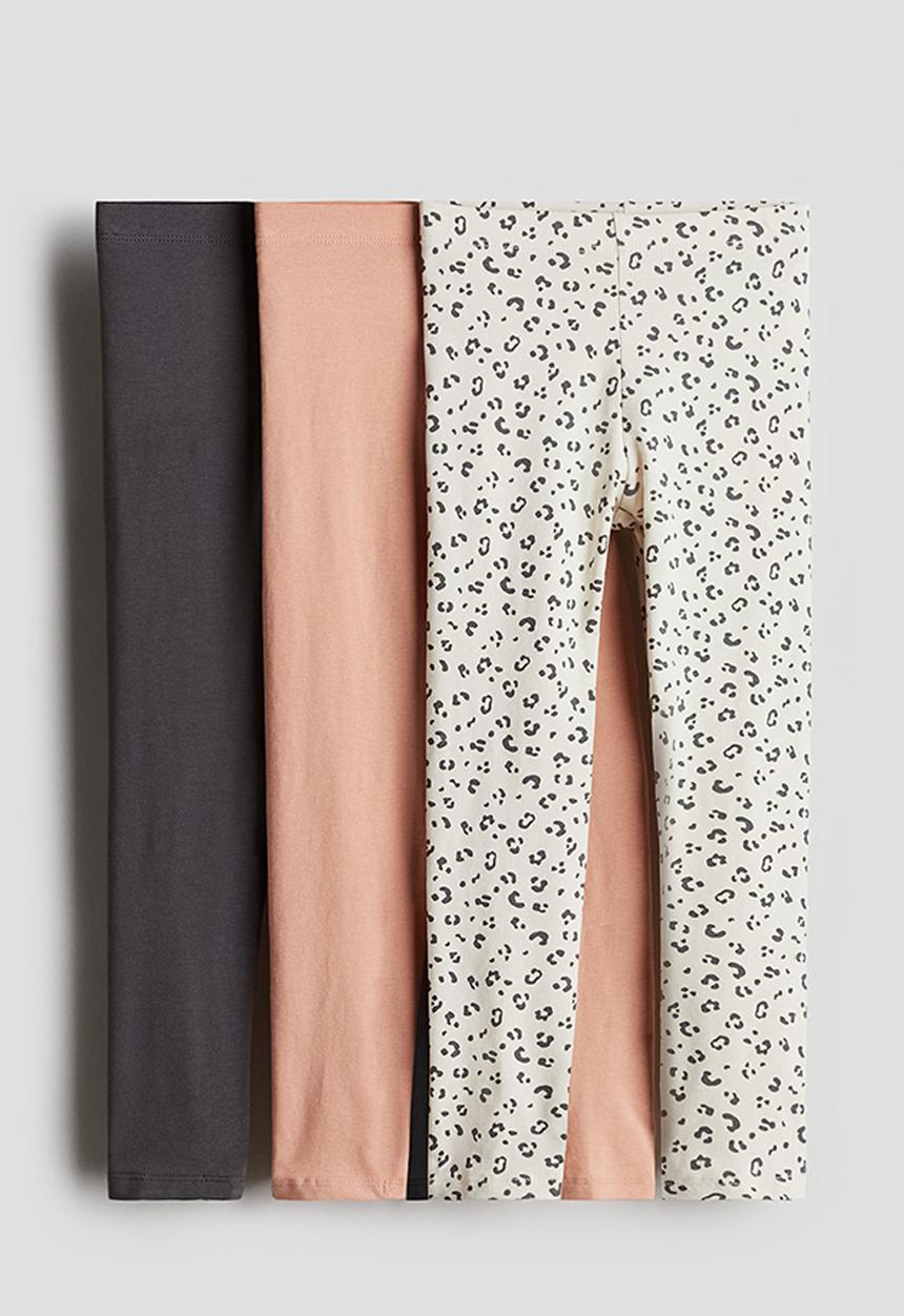 H&M - 3-Pack jersey leggings - multi 