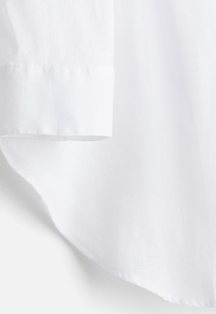 H&M - Linen beach shirt - white