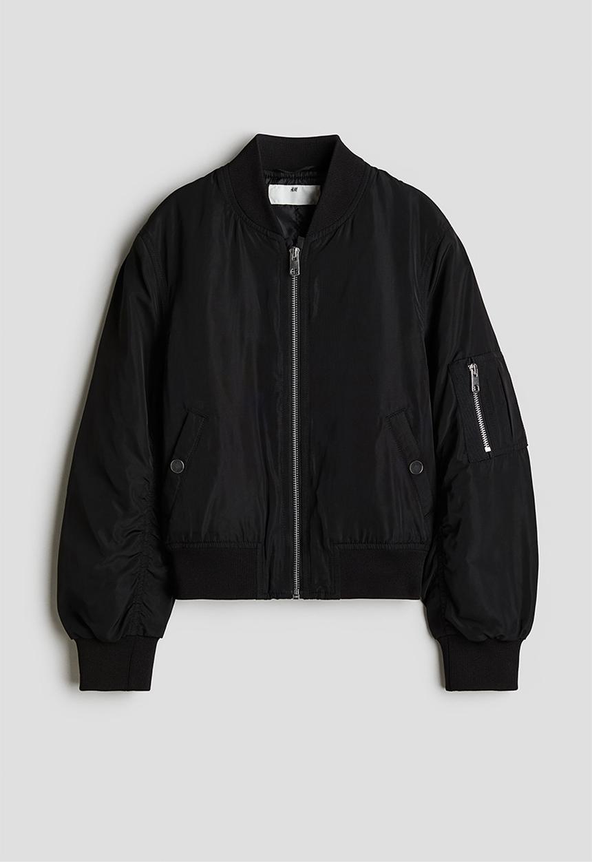 H&M - Bomber jacket - black