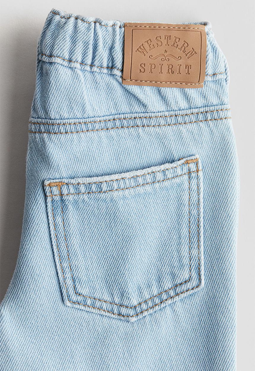 H&M - Cotton denim jeans - light denim blue
