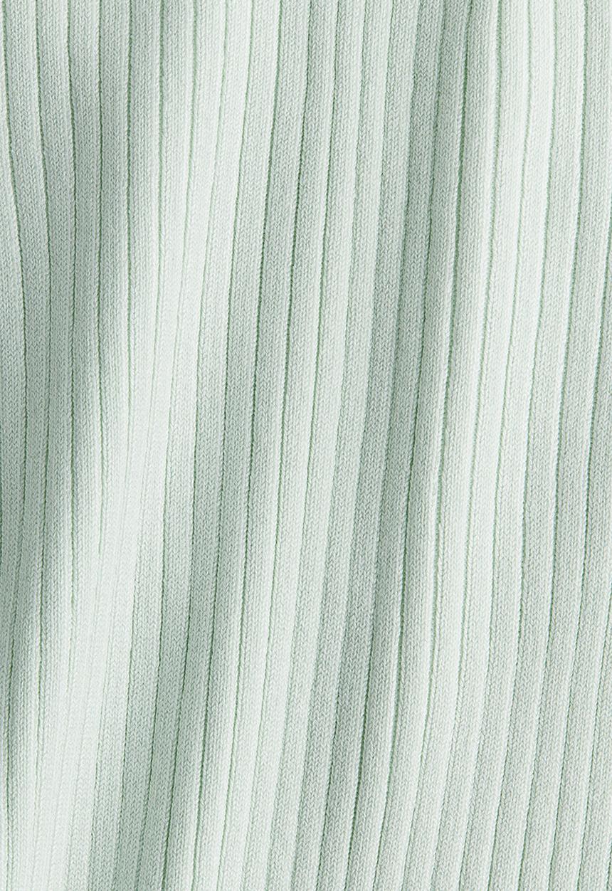 H&M - Rib-knit top - mint green