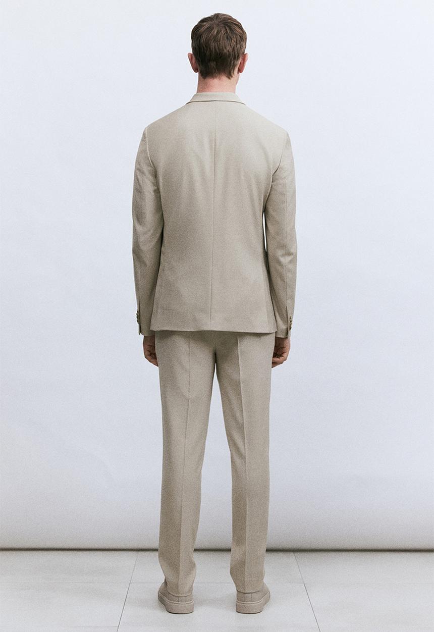 H&M - Slim fit suit trousers - beige