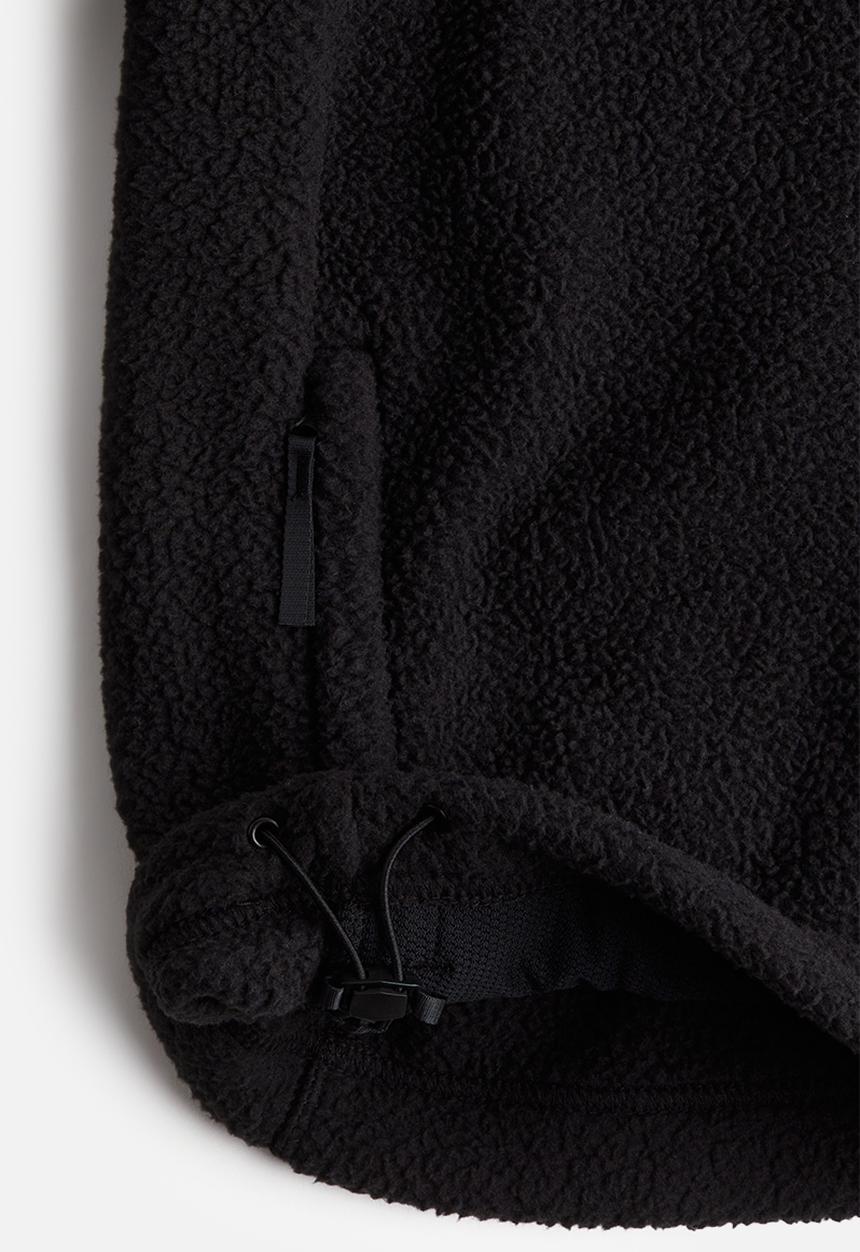 H&M - Teddy sports jacket - black