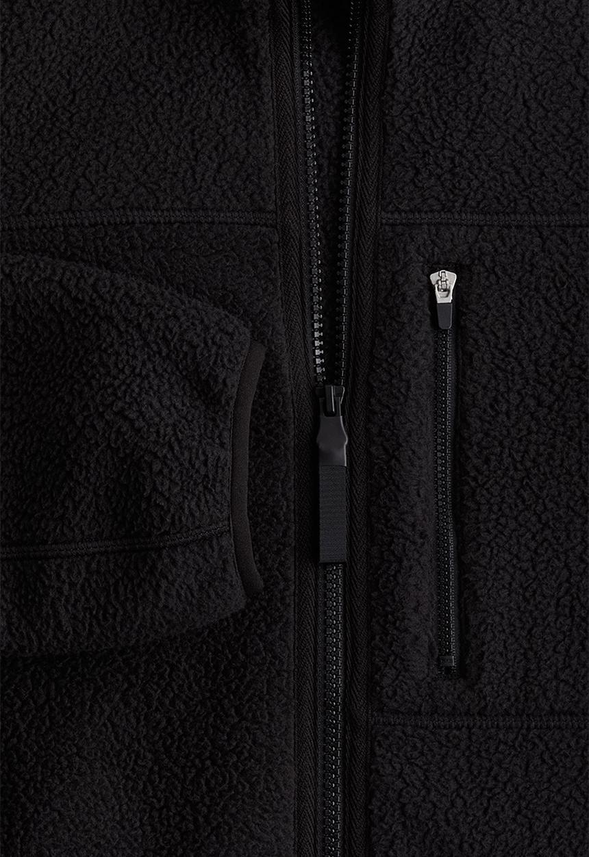 H&M - Teddy sports jacket - black