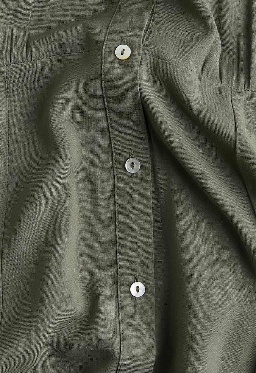 H&M - Mama before & after shirt dress - khaki green