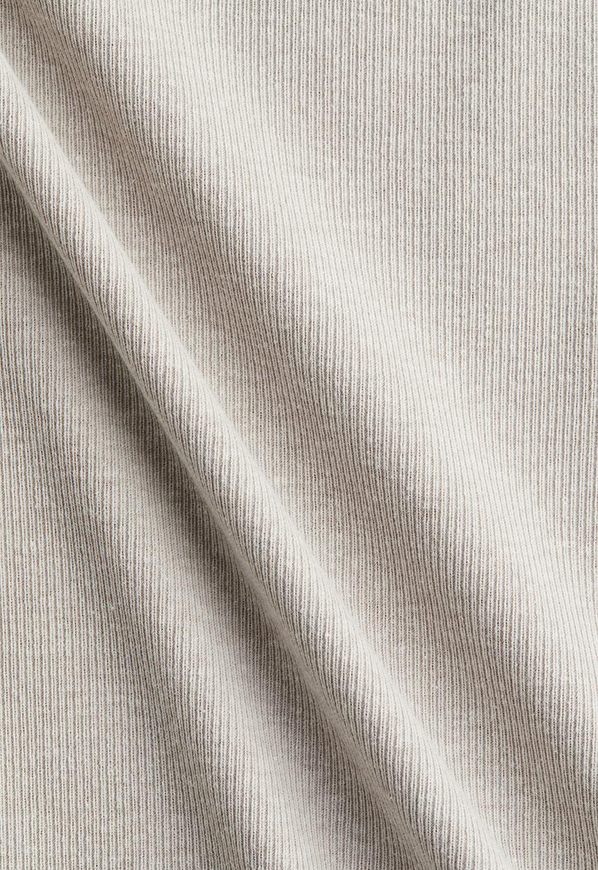 H&M - Mama ribbed top - light greige