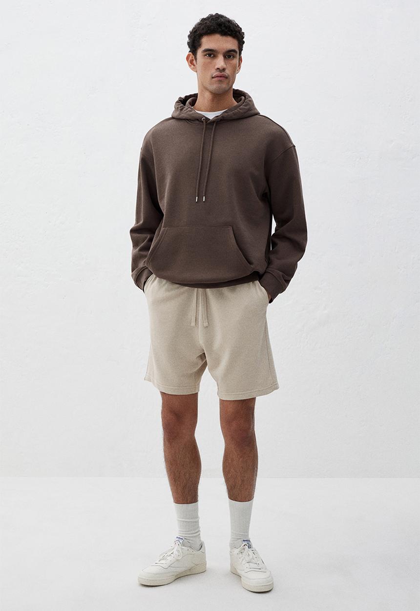 H&M - Regular fit sweatshorts - beige