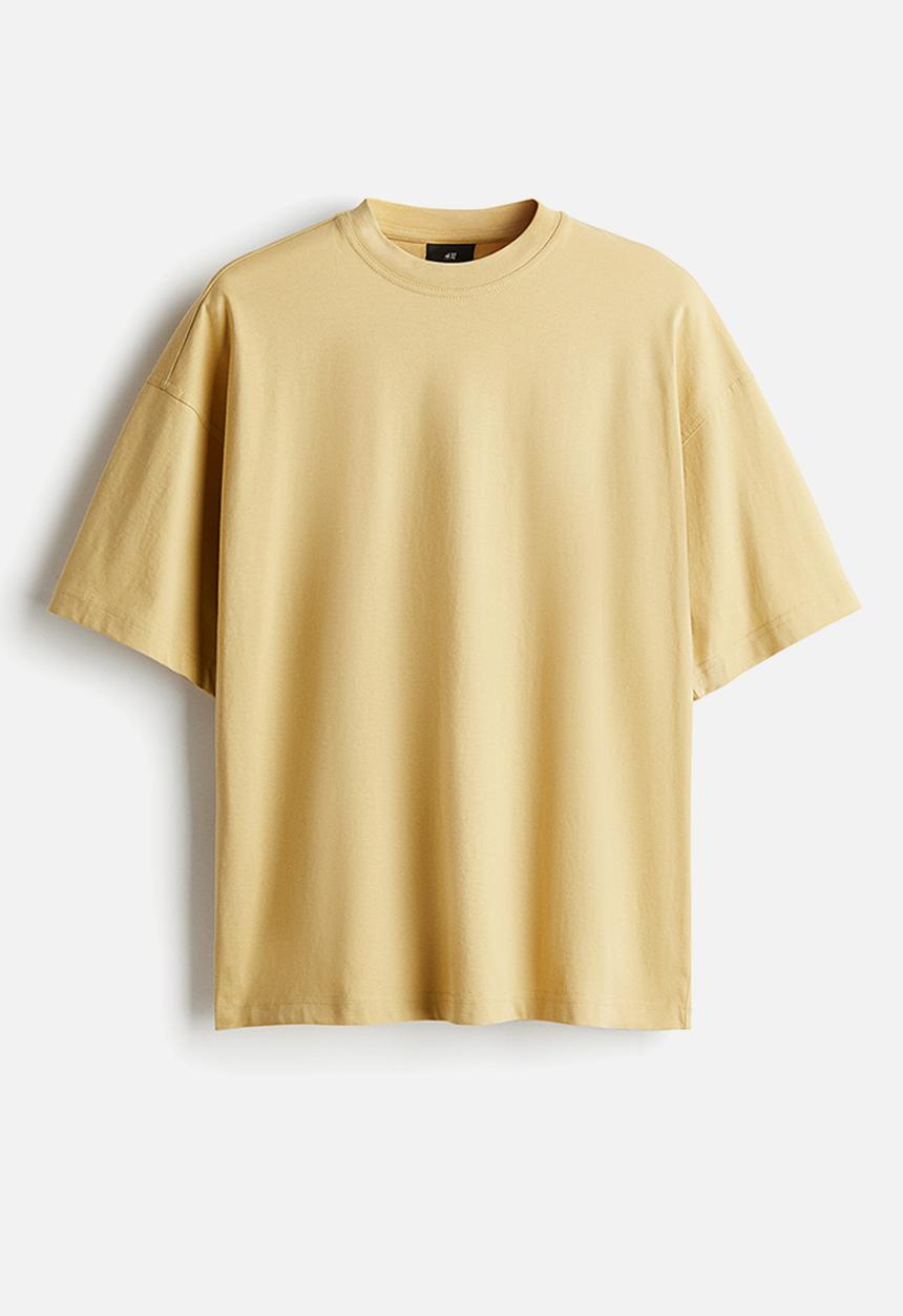 H&M - Oversized fit t-shirt - yellow