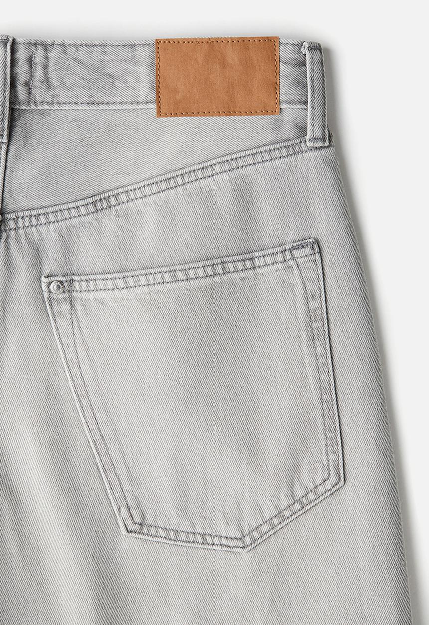 H&M - Relaxed denim shorts - grey