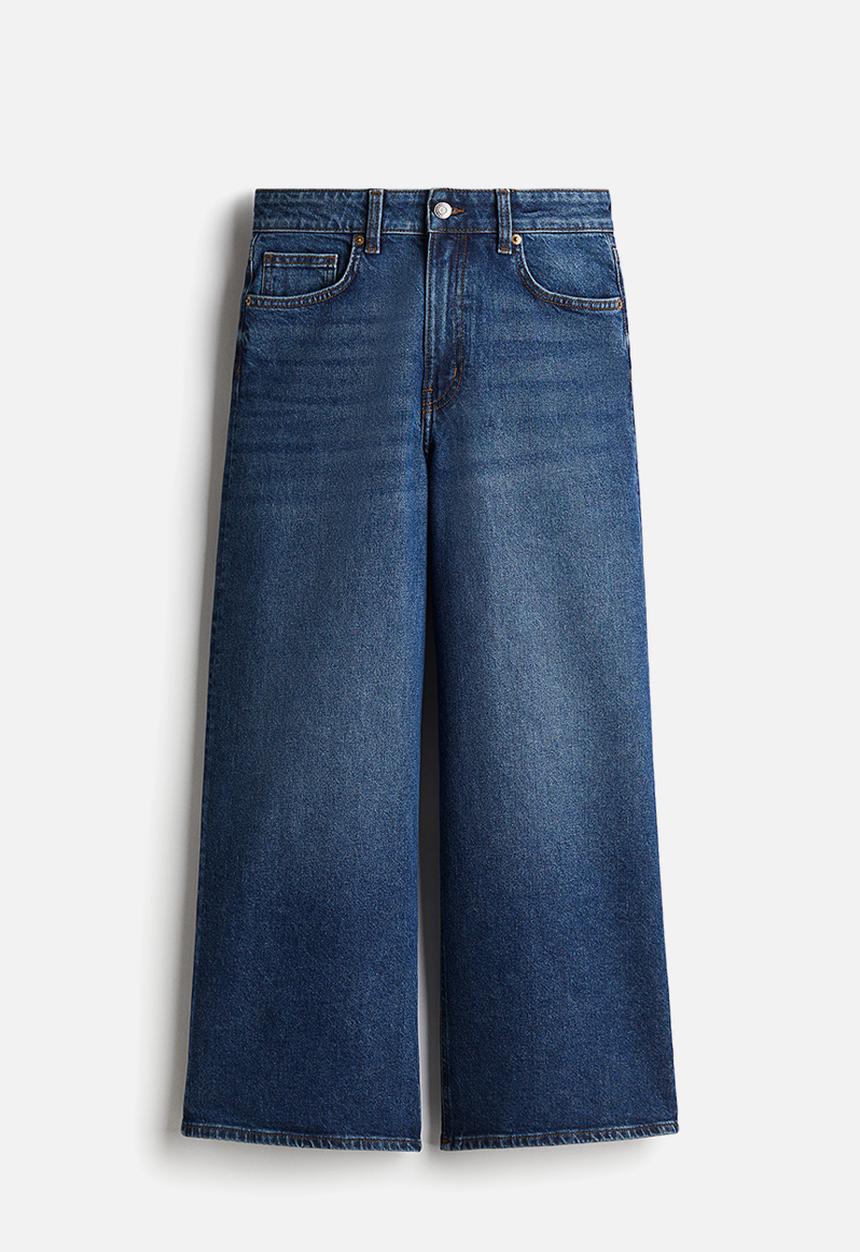 H&M - Wide jeans - denim blue 