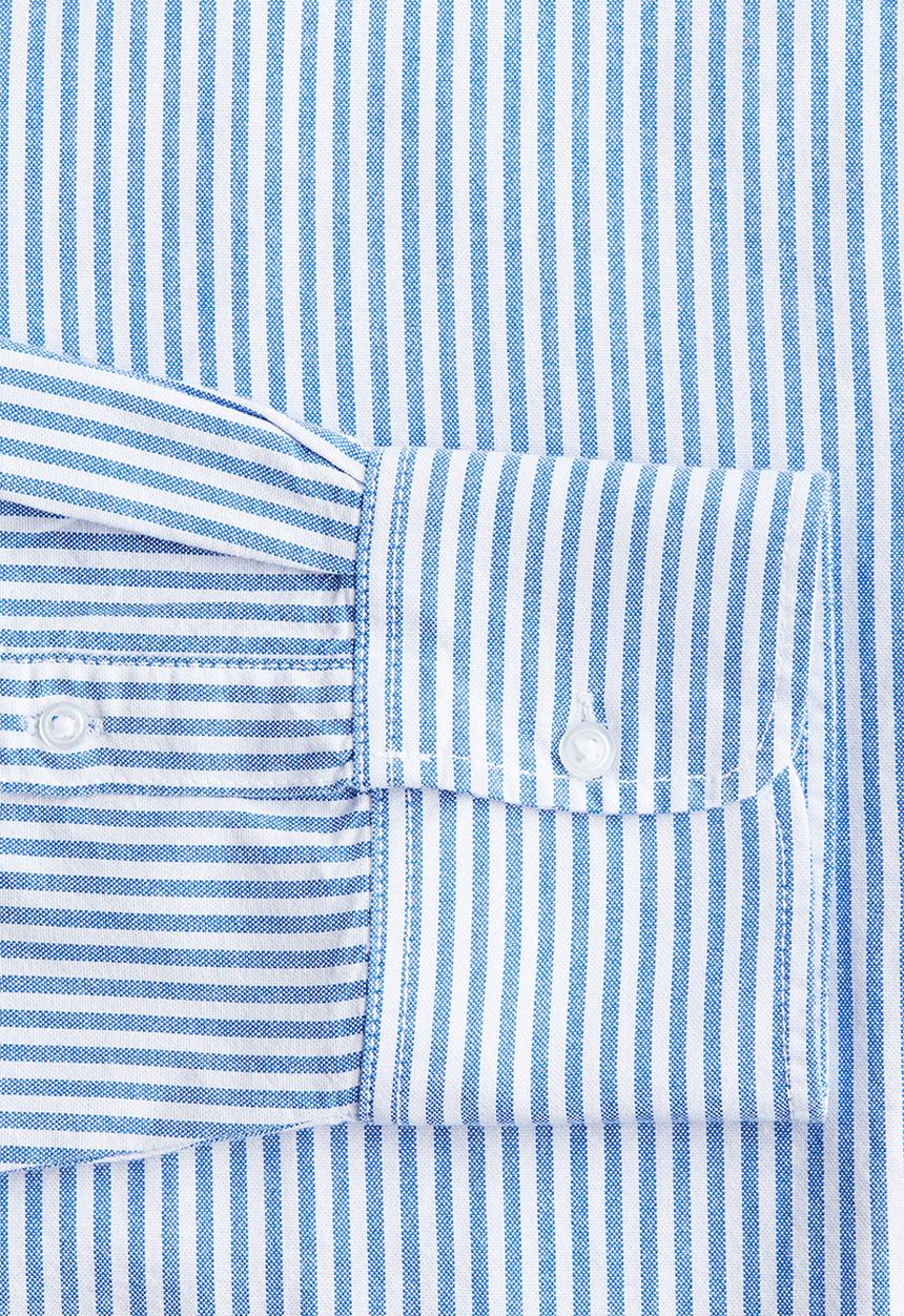 H&M - Oxford shirt - blue striped 