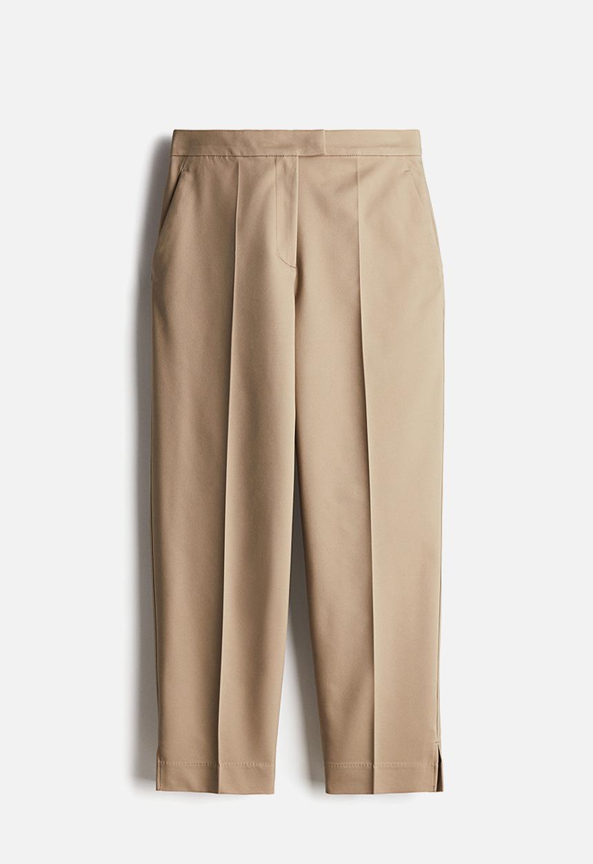H&M - Tailored cigarette trousers - beige