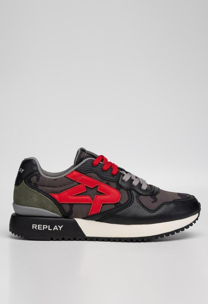 Replay - Fiber Military - Green Camo