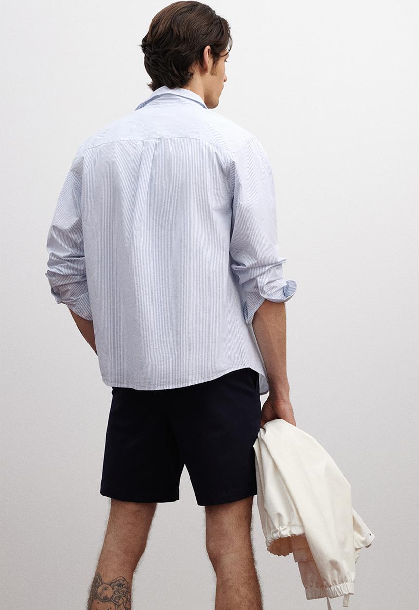 H&M - Regular fit chino shorts - navy blue