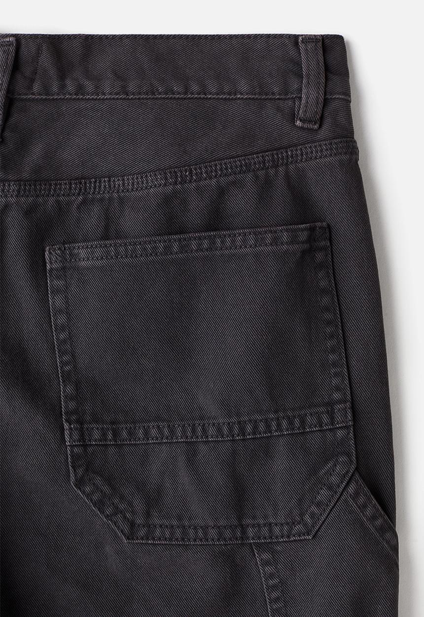 H&M - Relaxed fit carpenter shorts - dark grey