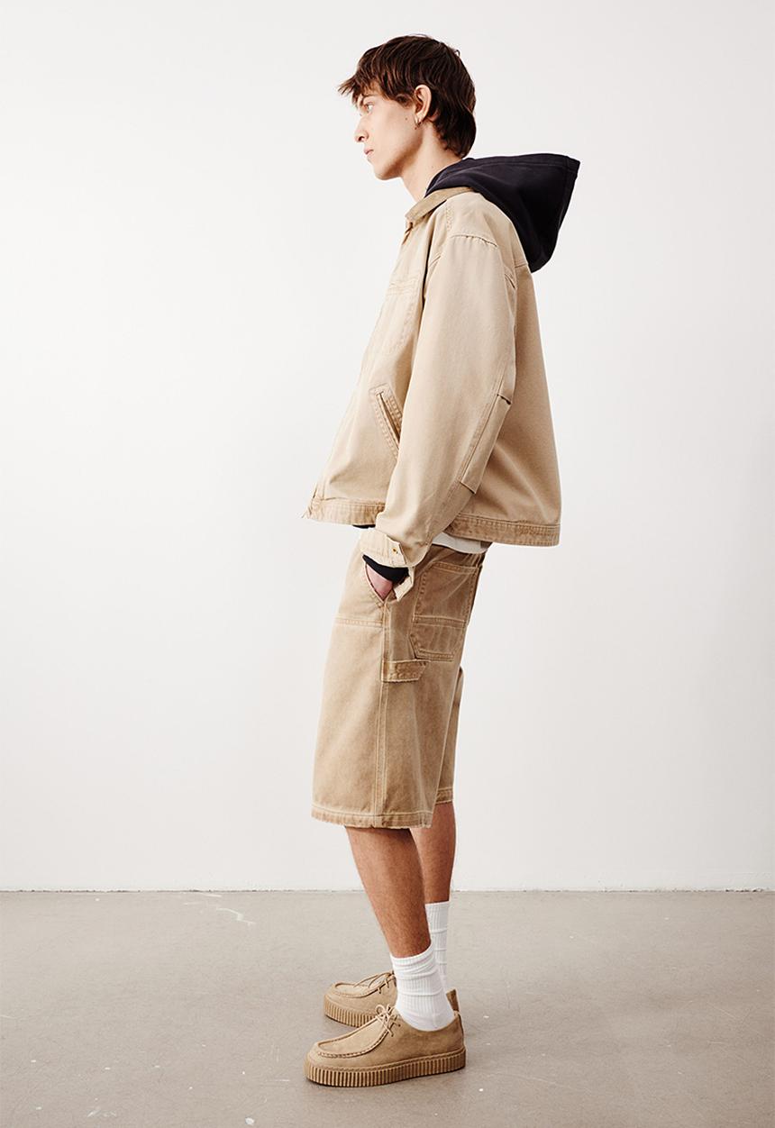 H&M - Relaxed fit carpenter shorts - beige