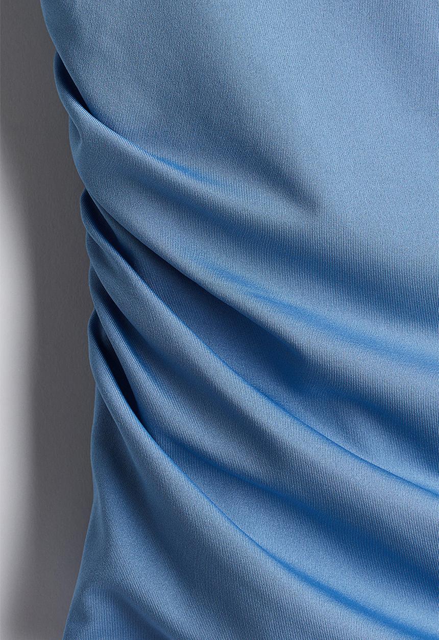 H&M - Gathered asymmetric vest top - blue